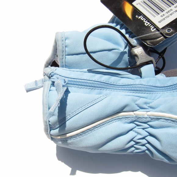 Head Light Blue Kids Mittens Kids w/ Side Zippers - Picture 8 of 13